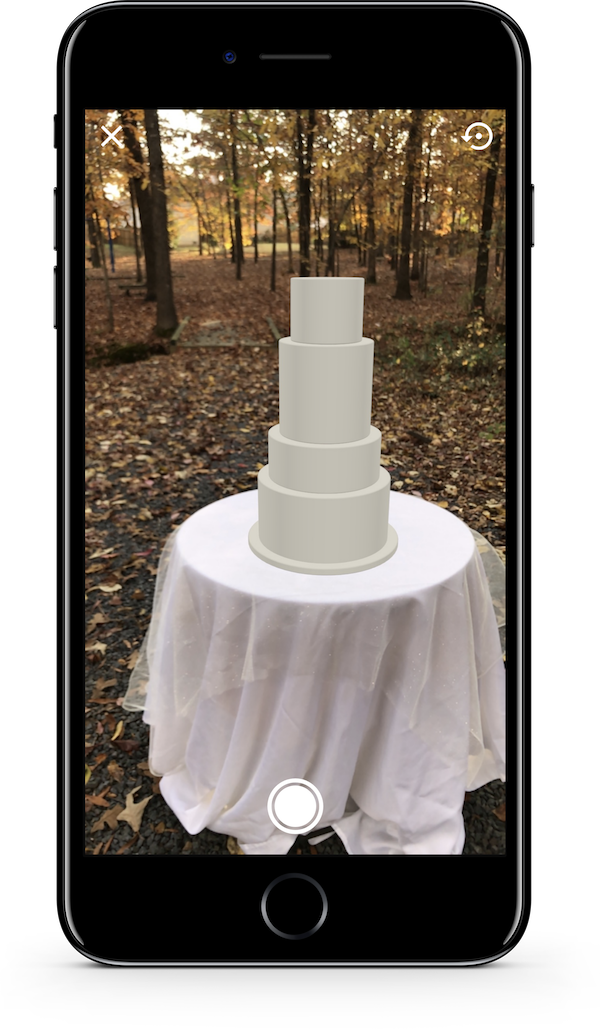 Augmented Reality Cake - Cake (600x1029), Png Download
