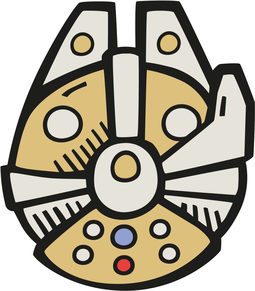 Millennium Falcon Icon (1024x1024), Png Download