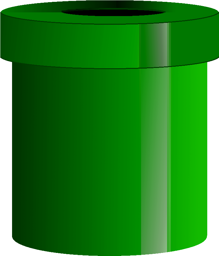 Pipe Clipart Mario - Super Mario Tube Png (742x897), Png Download