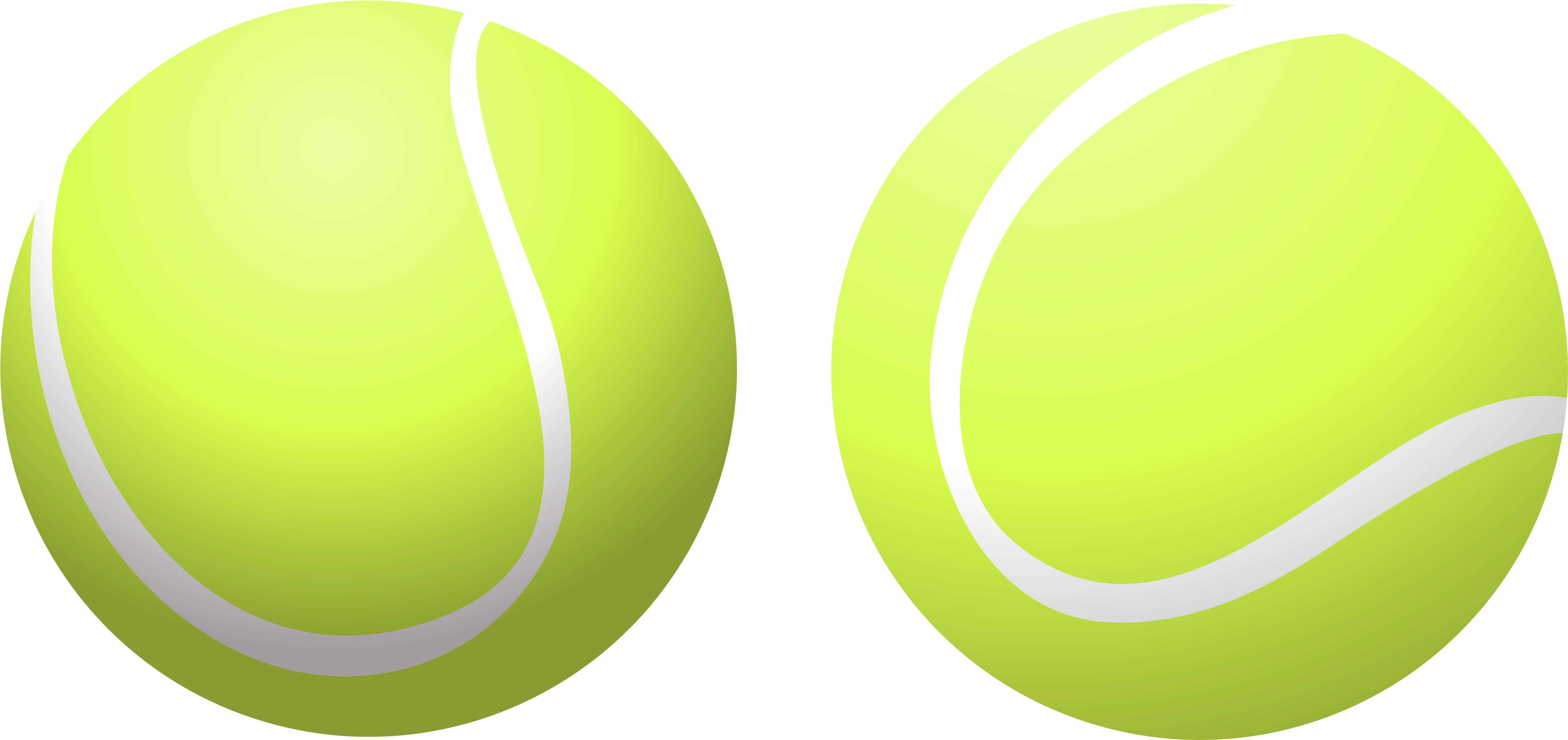 Tennis Ball Transparent Png (6000x3016), Png Download