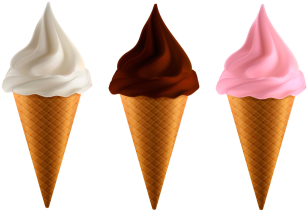 Realistic Ice Cream Cone, Ice Cream, Horn, Cream Png - Ice Cream (360x360), Png Download