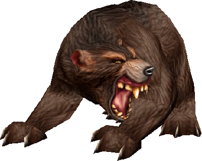 Bear - World Of Warcraft Bear (400x319), Png Download