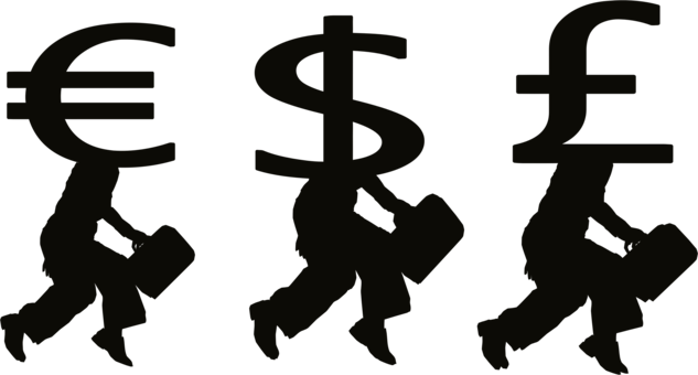 Money Bag Currency Symbol Silhouette - Bolsa De Valores Animado (633x340), Png Download