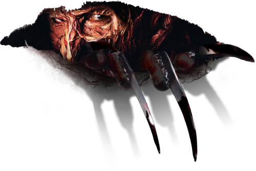Transparent Freddy Krueger Bursting Through Your Blog - Nightmare On Elm Street Collection (blu-ray Disc) (500x335), Png Download