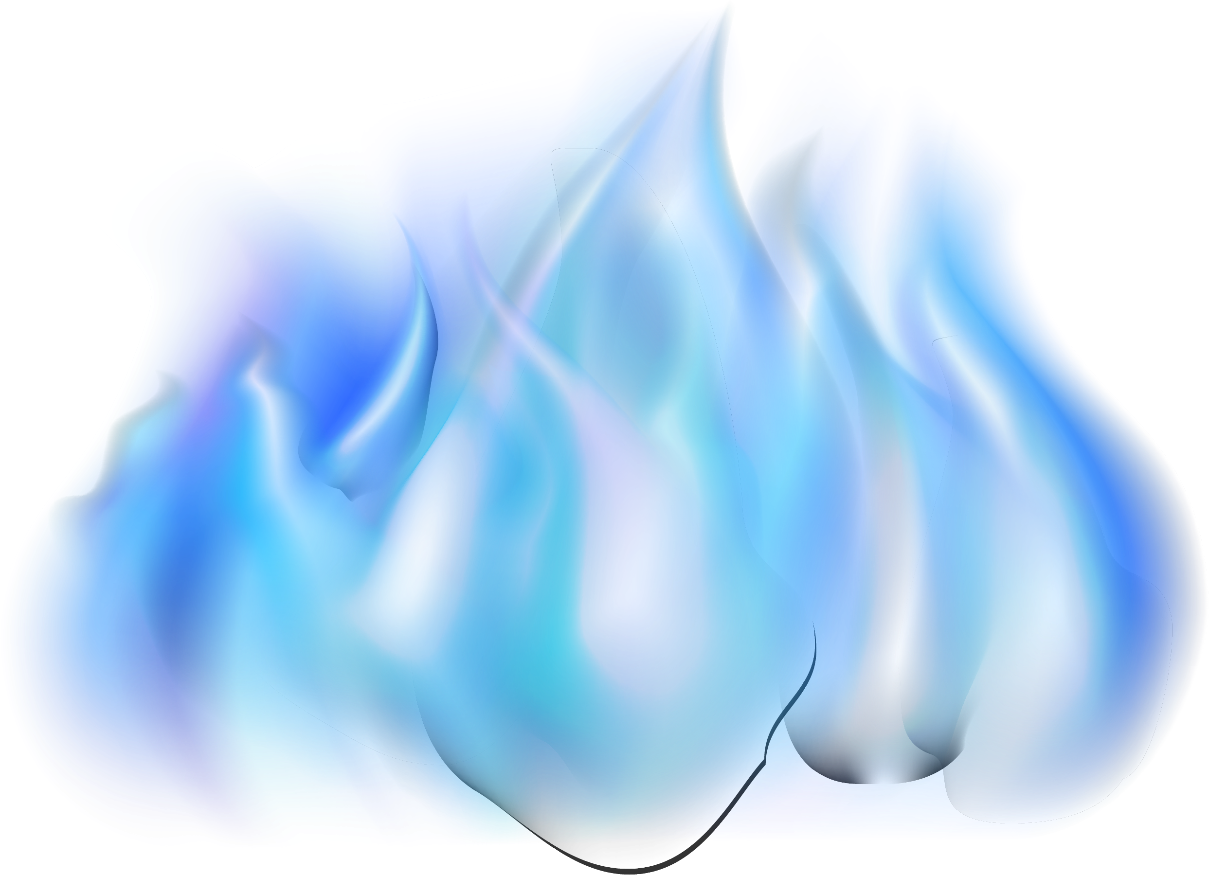 Gratis Simple Effect Element - Effect Element Png Blue (2501x1821), Png Download