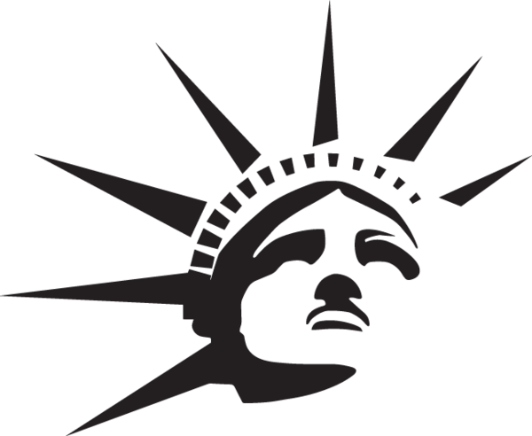 Statue Of Liberty Crown Png - Statue Of Liberty Small Tattoo (600x492), Png Download