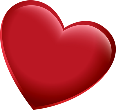 3d Red Heart Png Pic - Heart Psd (400x378), Png Download
