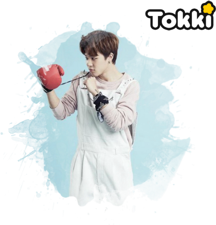 Watercolor Edit Bts Jimin By Tokkistar On Deviantart - Bts Jimin Boxing (500x500), Png Download