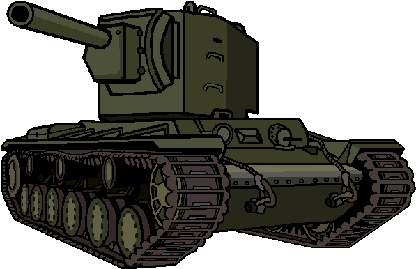Drawn Tank Kv2 - Kv 2 Tank Drawing (705x476), Png Download