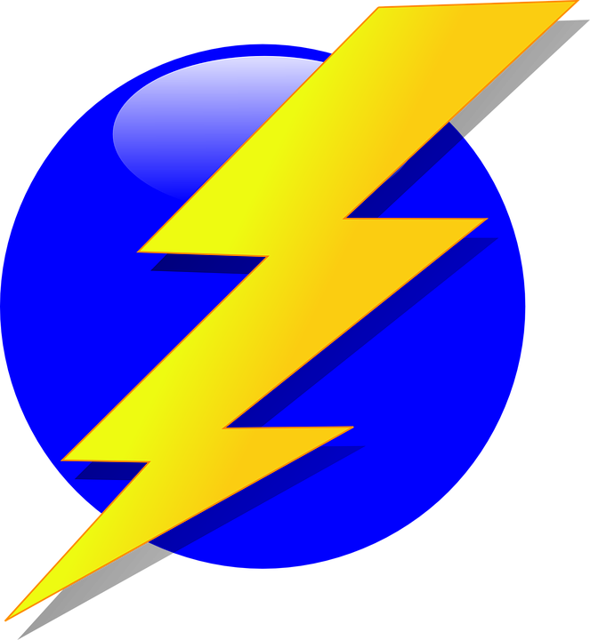 Bolt Lightning Electricity - Lightning Bolt Clipart (663x720), Png Download