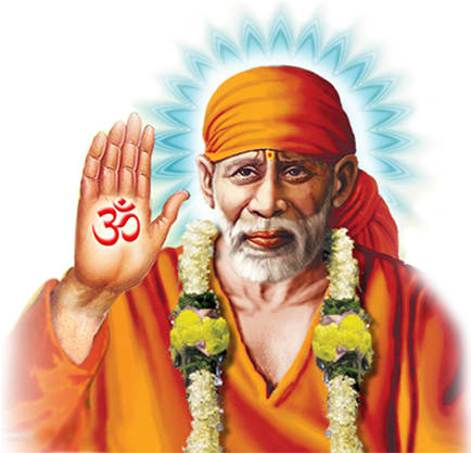 Sai Baba Png Image Two - Sai Baba Image Png (542x458), Png Download