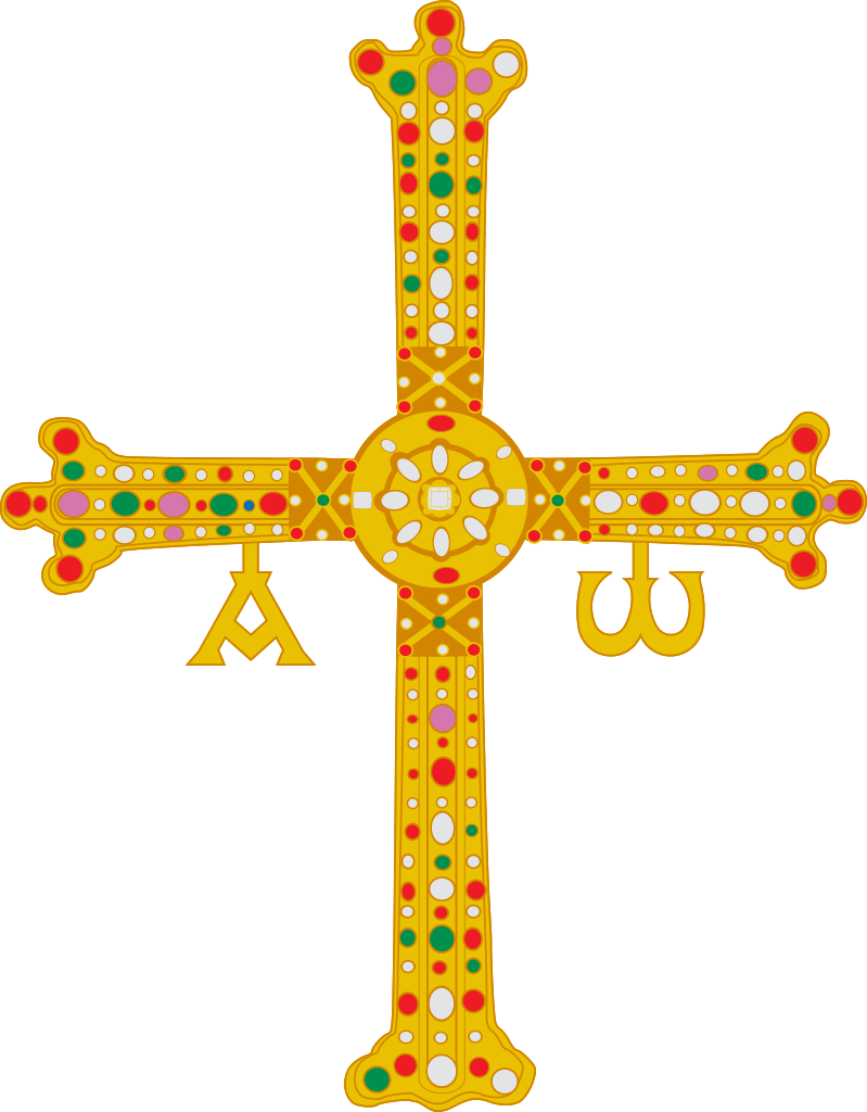Cruz De Asturias - Asturias Cross (799x1024), Png Download