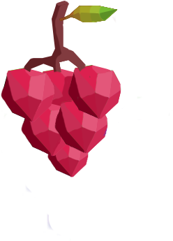 Red Grapes - Illustration (500x600), Png Download