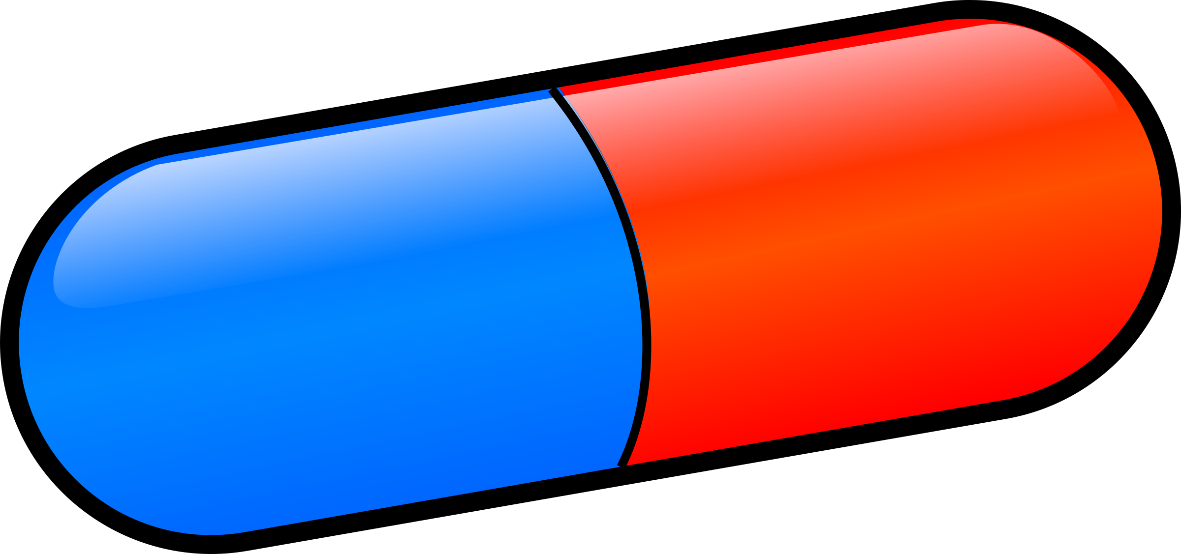 Pill Png (2400x1127), Png Download