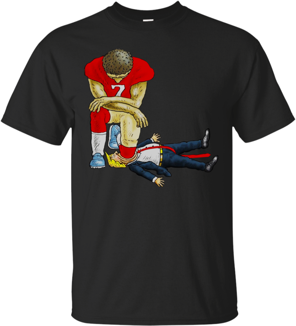 Colin Kaepernick Donald Trump Shirt, Hoodie, Tank - Nfl Colin Kapernick Vs Donald Trump (1155x1155), Png Download