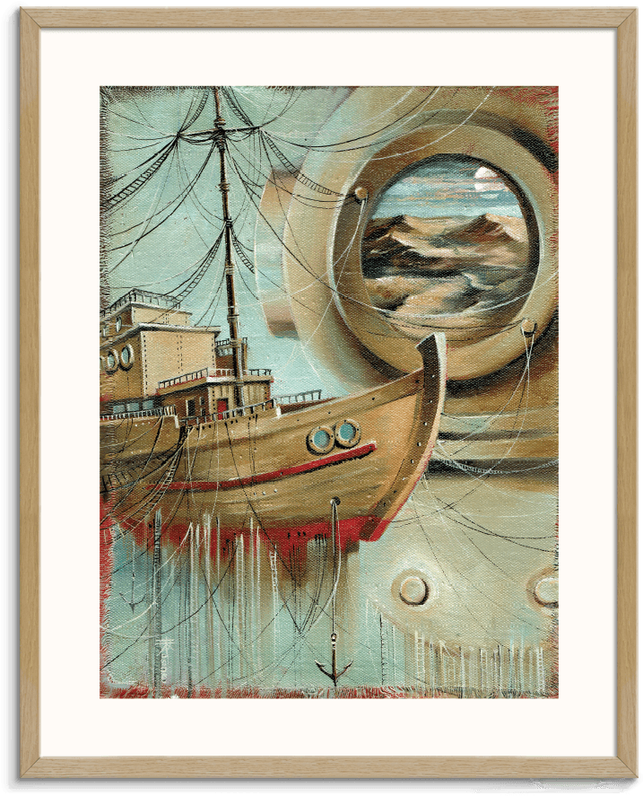 Voyage De Reves Wall Art Framing / Size: Print - 76 (900x900), Png Download