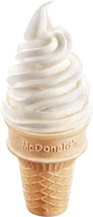 Download White Ice Cream Ice Cream Cone Mcd Full Size Png Image Pngkit