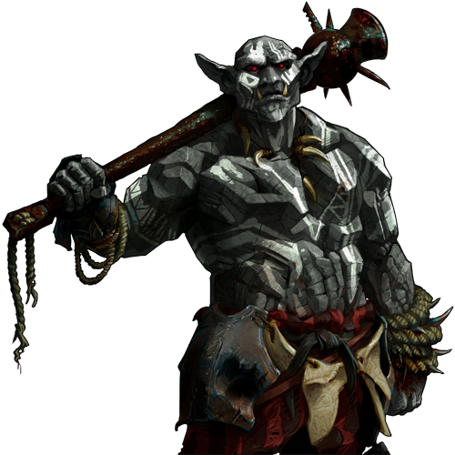 Battle For Wesnoth Troll (500x500), Png Download