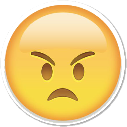 Angry Emoji Png File - Surprised Emoji Png Transparent (480x476), Png Download