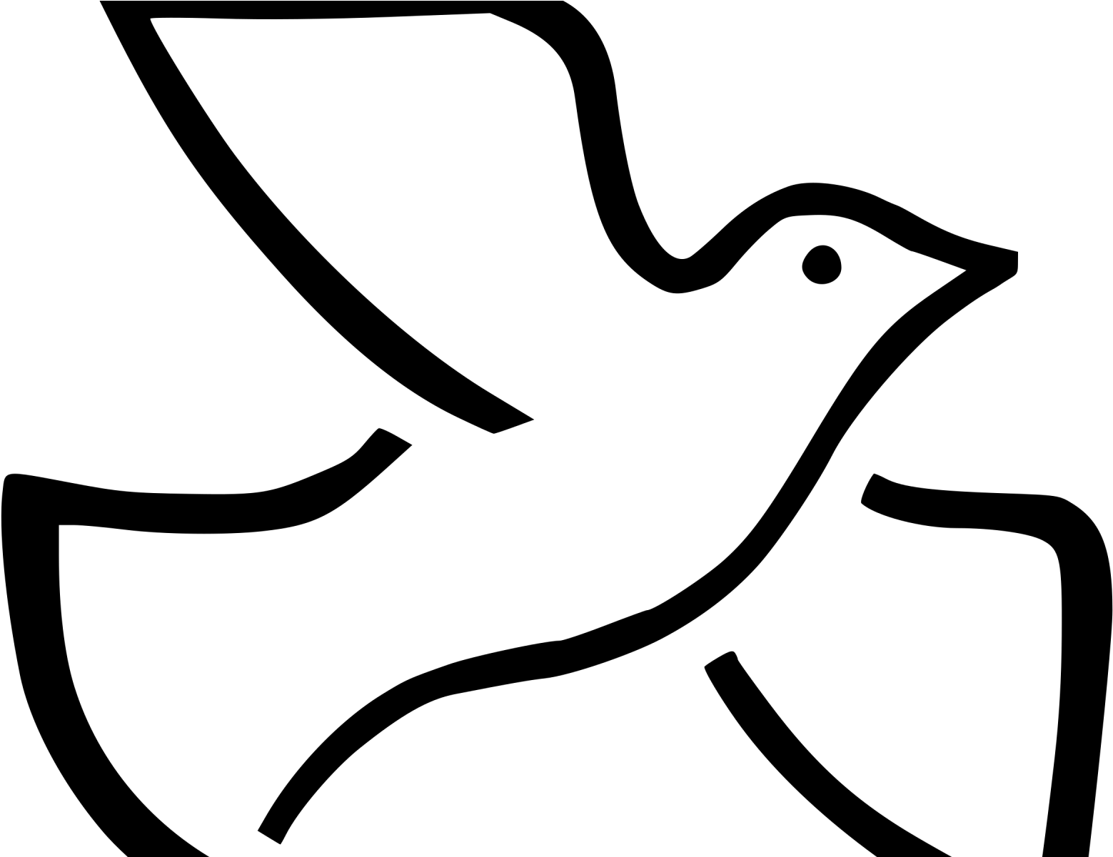 Cliparts Borders X Carwad Net - Dove Peace Symbol (1600x1200), Png Download