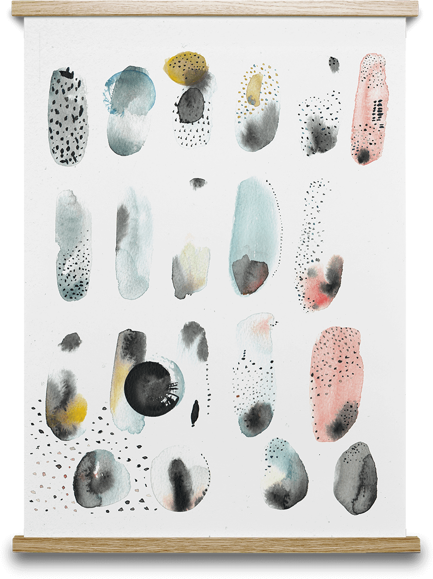 Freckles Nynne Rosenvinge 50 X 70 Cm - Paper Collective - Freckles (900x1192), Png Download