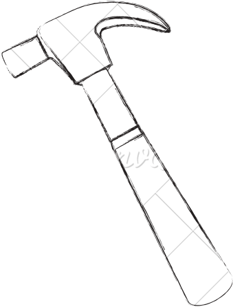Hammer Drawing At Getdrawings - Hammer (550x550), Png Download