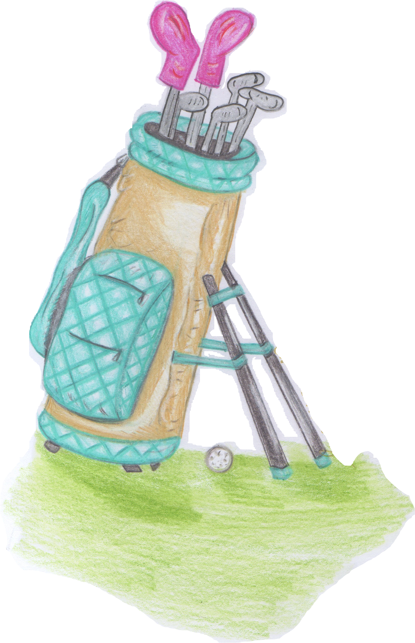13 Best Illustrations Images On Pinterest - Miniature Golf (1464x2243), Png Download