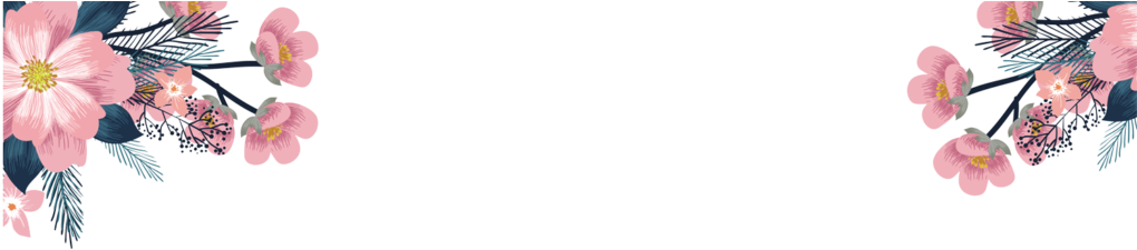 Free Summer Flowers And Watercolors Png - Transparent Background Flower Border (1024x355), Png Download