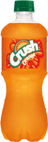 The Best Orange Soda - Crush Orange Soda - 20 Fl Oz Bottle (250x500), Png Download