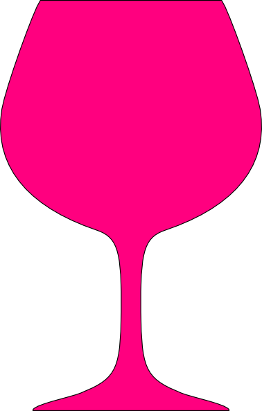 Jpg Royalty Free Download Outline Black Clip Art At - Wineglass Png Clip Art (378x593), Png Download