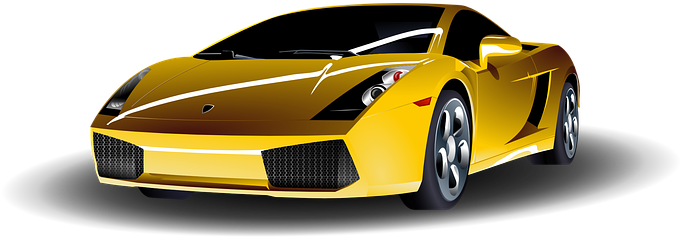 Lamborghini Gallardo Clipart Png (600x234), Png Download
