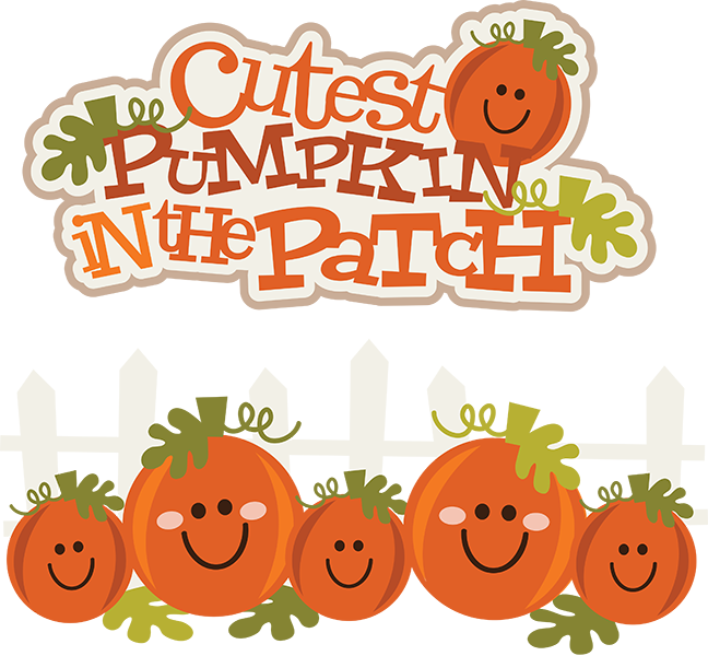 Cutest Pumpkin In The Patch Svg Pumpkin Clipart Cute - Cute Pumpkin Clip Art Free (648x600), Png Download