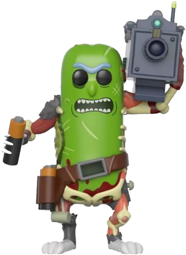 Vinyl Rick & Morty - Pickle Rick Funko Pop (541x541), Png Download