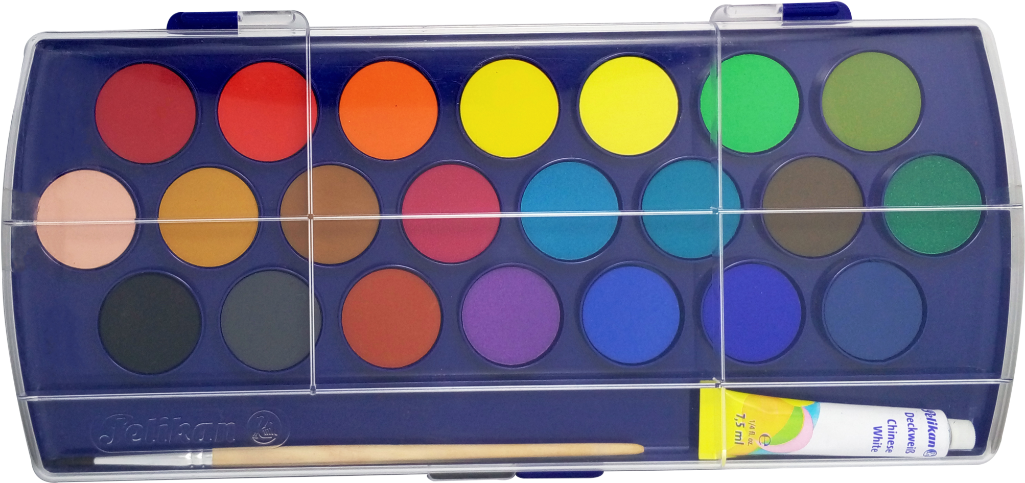 Paintbox F455/22/t11 Opaque 22 Colours - Watercolor Painting (2048x2048), Png Download