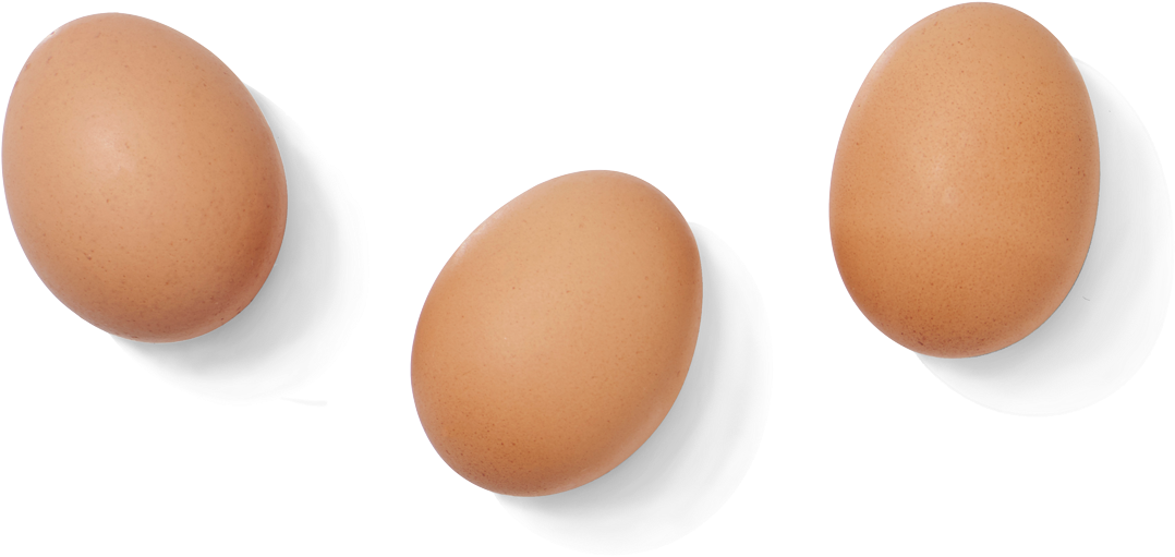 Eggs Png Free Download - 3 Eggs Transparent (1287x672), Png Download