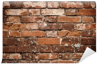 Red Brick Wall Wall Mural • Pixers® • We Live To Change - Wall (400x400), Png Download