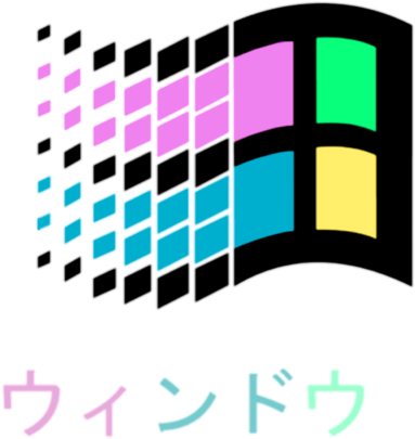 Vapor Wave Png Svg Black And White Library - Windows I Don T Feel So Good (500x533), Png Download