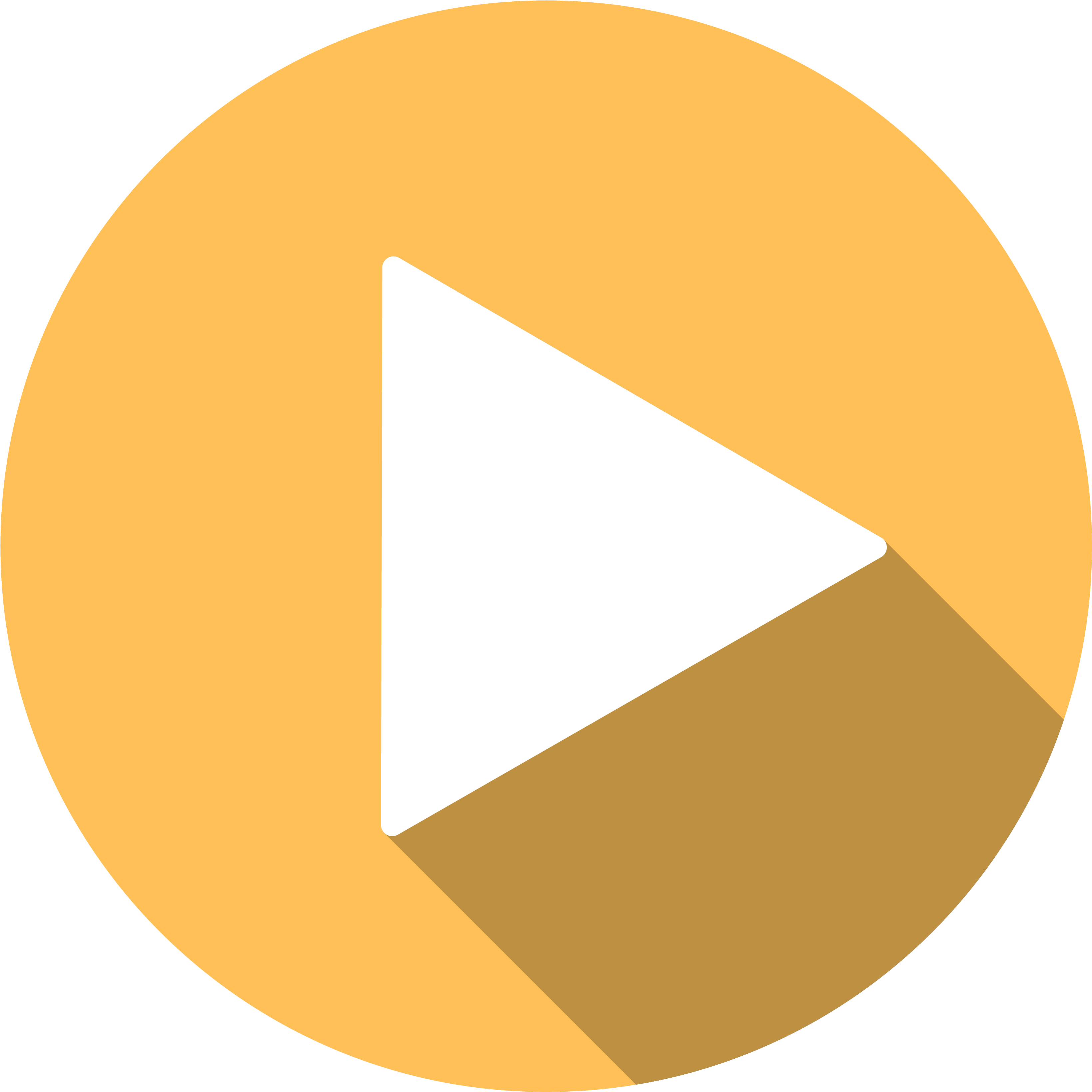 Download Transparent Video Play Button Icon Play Button Png Orange