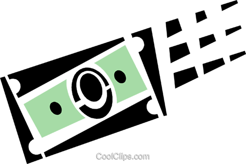 Dollar Bill Royalty Free Vector Clip Art Illustration (480x320), Png Download