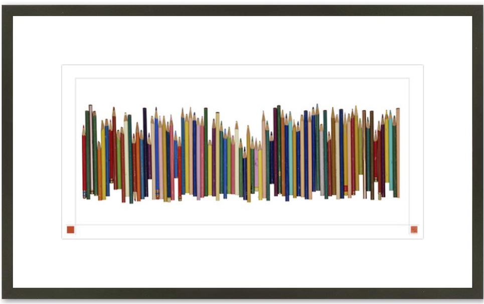 Frank Lloyd Wright Colored Pencils Archival Print - Frank Lloyd Wright Colored Pencils With By Frank Lloyd (1000x1000), Png Download