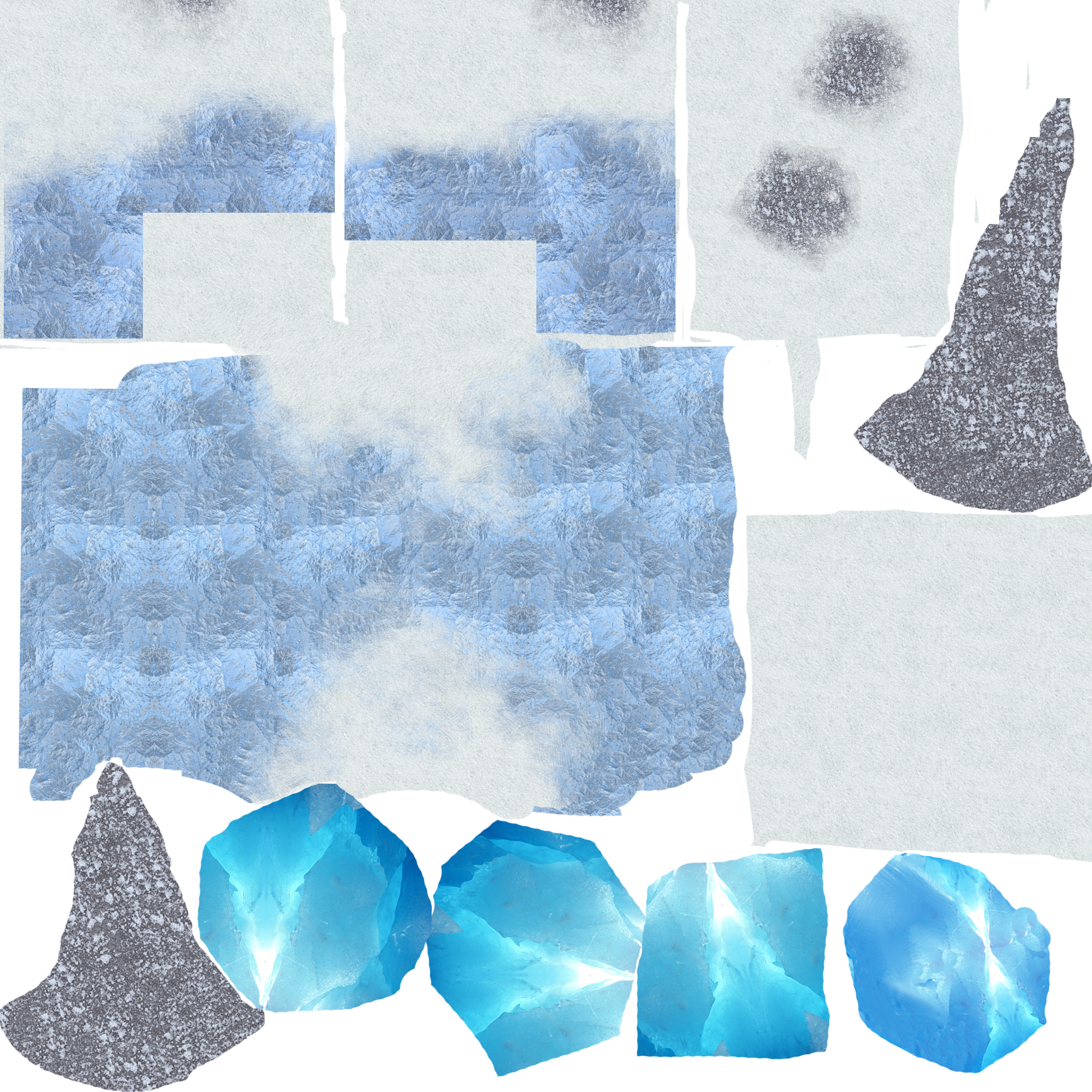 Originally I Had Ice Walls And Banks Of Snow At Each - Creative Arts (2048x2048), Png Download