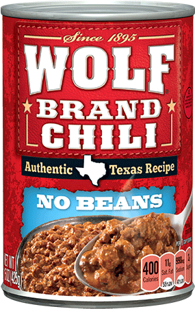 Original Chili - No Beans - Wolf Chili No Beans (500x500), Png Download