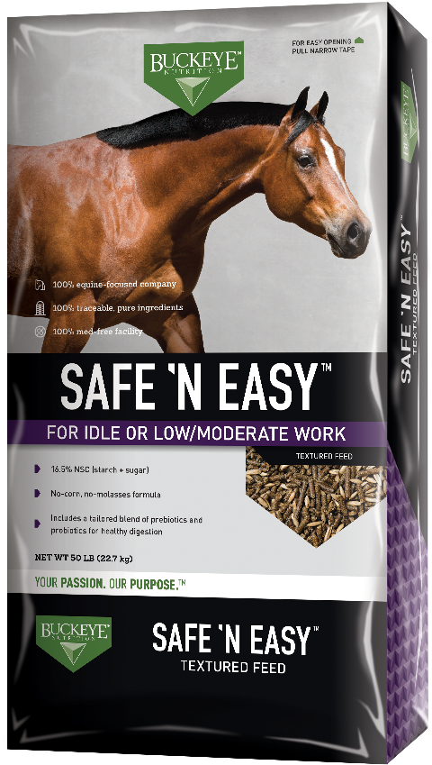 Safe 'n Easy™ Textured Feed - Horse Feed Low Starch Low Sugar (563x900), Png Download