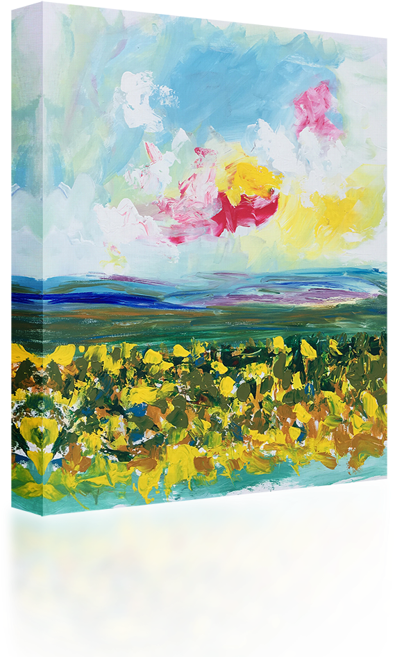 Water Surface - Modern Art (1024x1024), Png Download