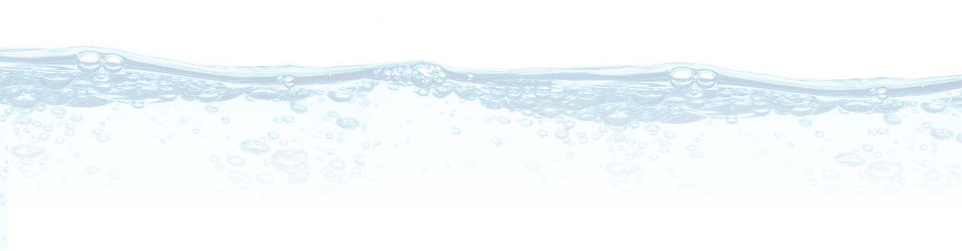 Bubbles On Water Surface - Sea (1400x366), Png Download
