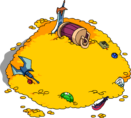 Fortuitous Cave Treasure - Portable Network Graphics (431x386), Png Download