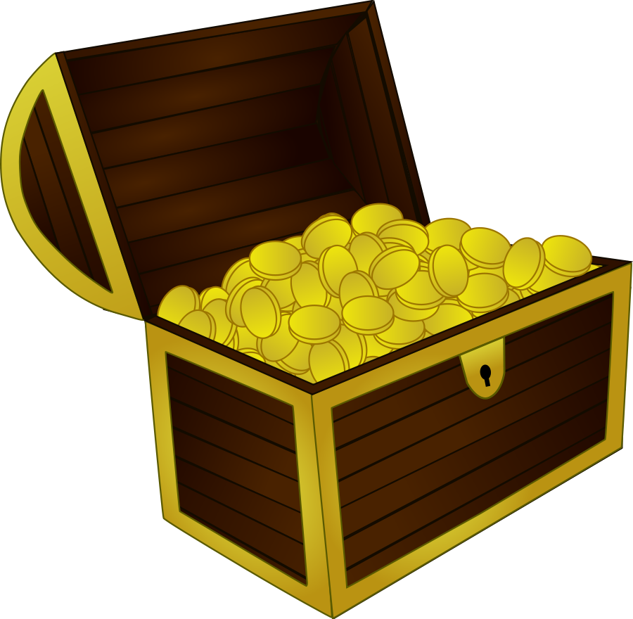 Treasure Chest Clipart Png (600x586), Png Download
