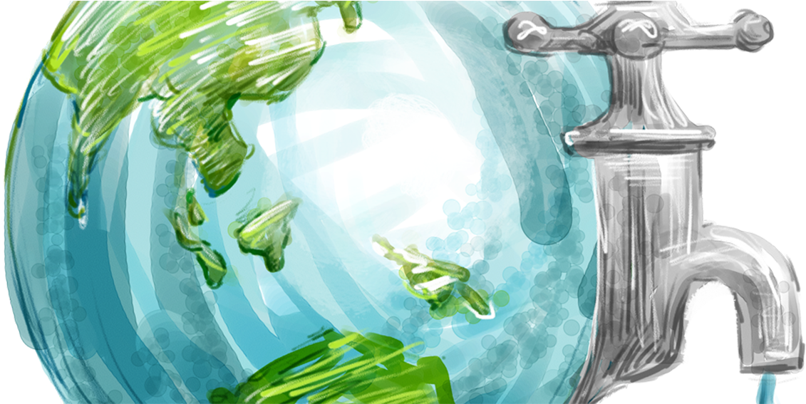 Optimizing The Indus Basin Irrigation System And Reservoir - رسم المحافظة على الماء (1200x566), Png Download