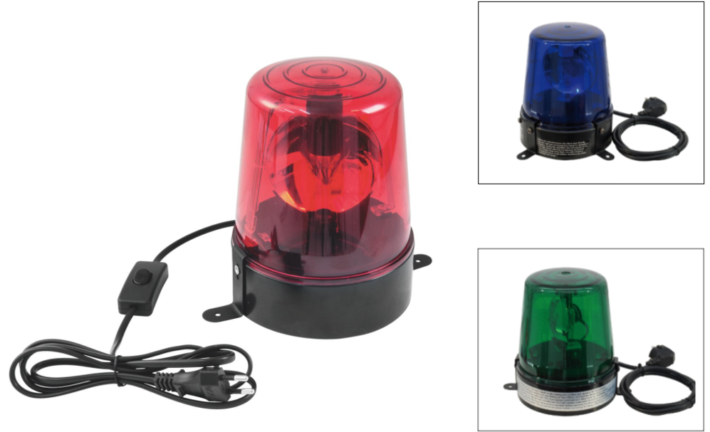 Eurolite Police Light De-1 Red - Party Effects 50603025 (999x640), Png Download