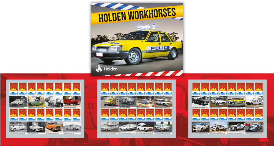 Holden Workhorses Licensed Stamp Pack - Group A (970x545), Png Download